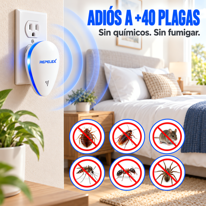 Repelex™–Repelente Ultrasónico de Plagas